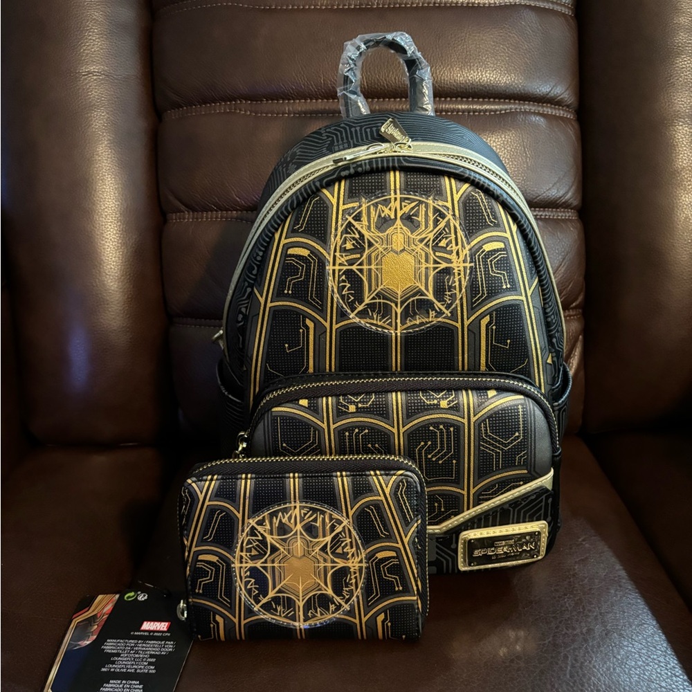 Loungefly SpiderMan Backpack & Wallet